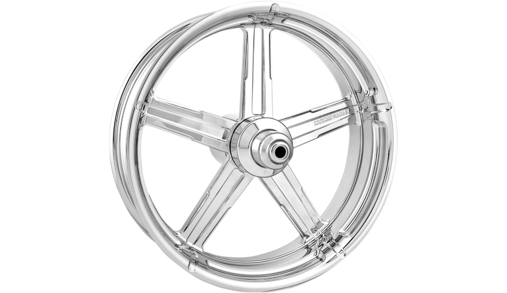One-Piece Aluminum Front Wheel - 18in. x 5.5in. - Formula Chrome