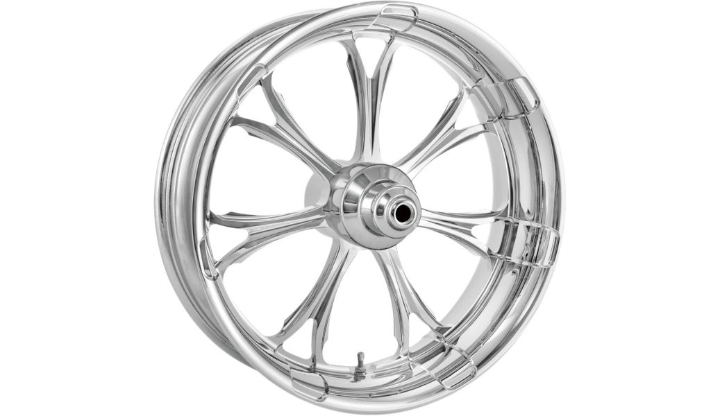 One-Piece Aluminum Front Wheel - 18in. x 5.5in. - Paramount Chrome