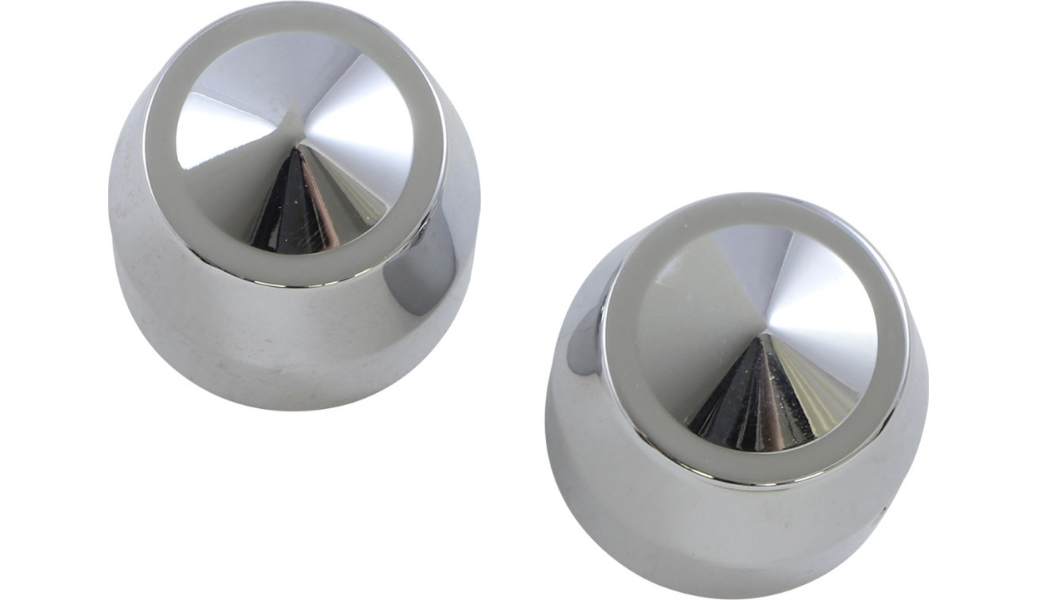 1in. Elite Chrome Front Axle Caps