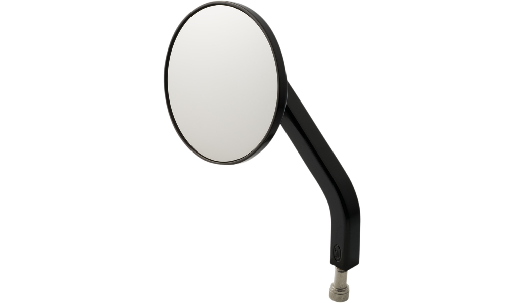 No. 7 OE 3-1/4in. Round Mirror - Black - Left
