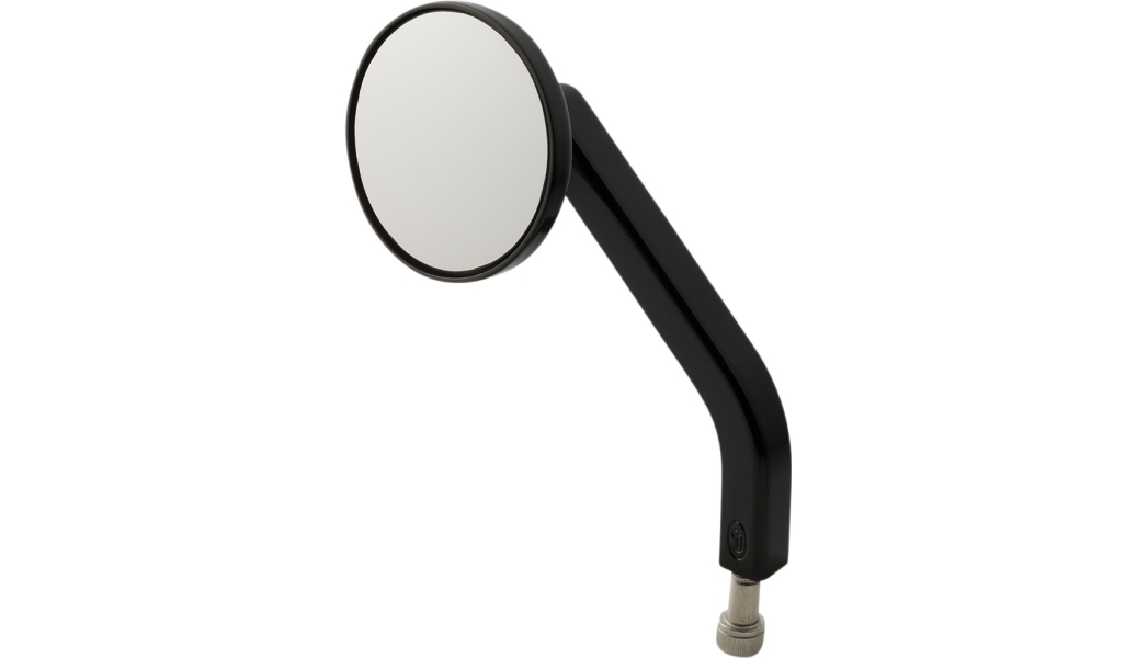 No. 2 OE 2-1/4in. Round Mirror - Black - Left