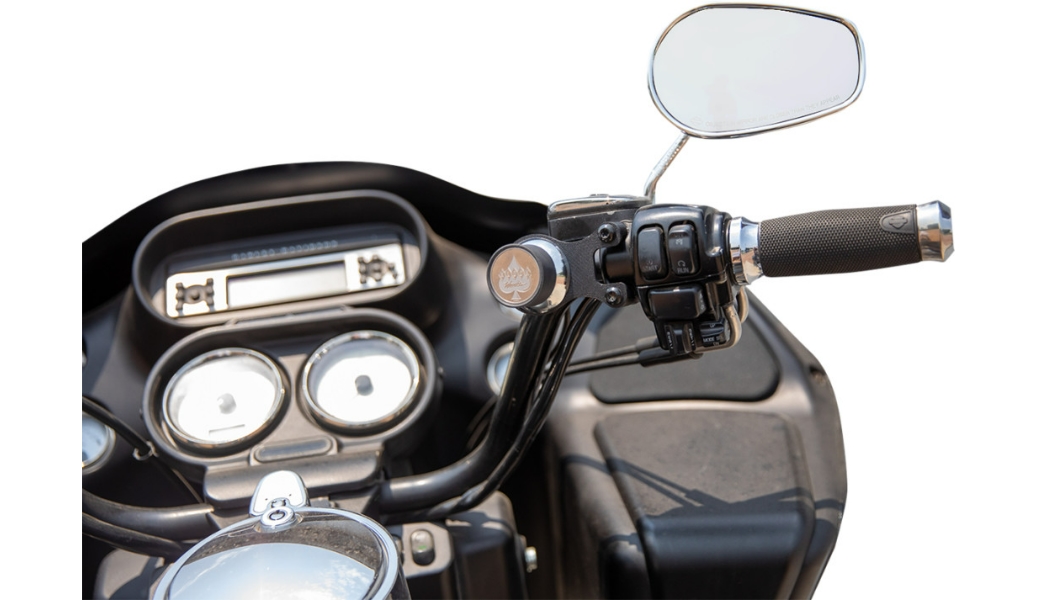 iOmounts Handlebar Perch Mount Kit - Chrome