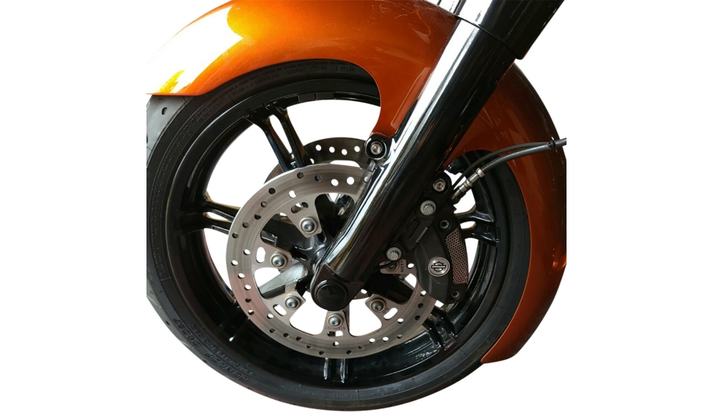 Flush Mount Front Axle - Black with Black End Caps