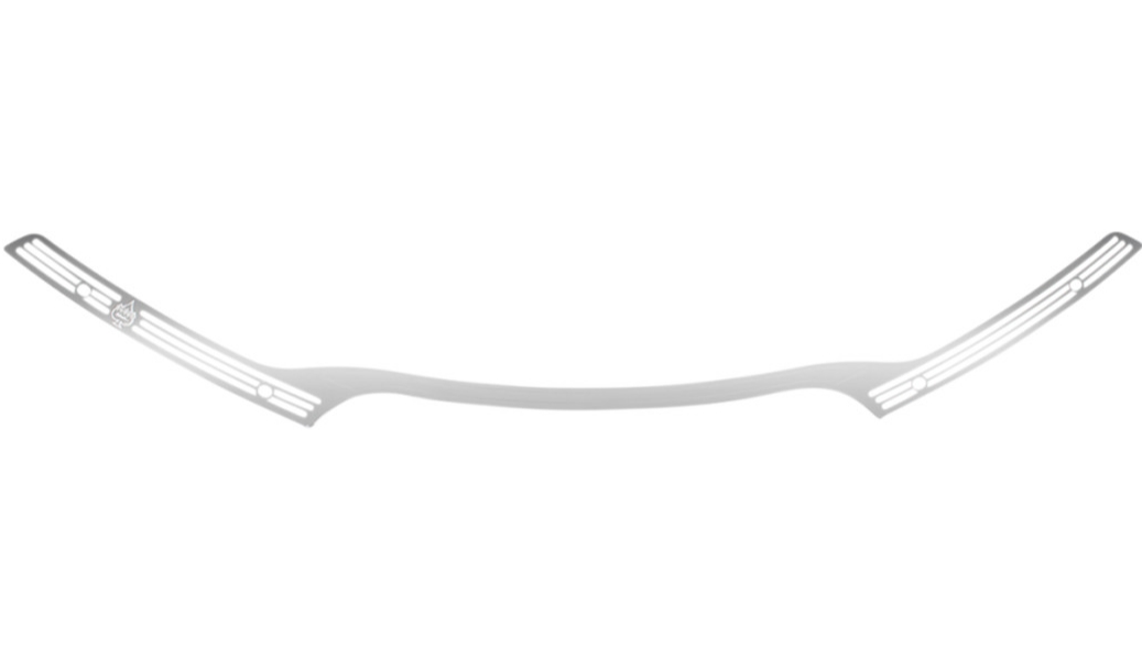 Kerf (Klock Werks Logo) Flare Series Windshield Trim -  Chrome