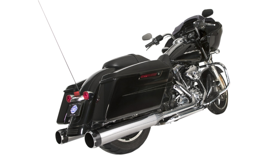 El Dorado Dual Exhaust System - Chrome with Thruster End Caps