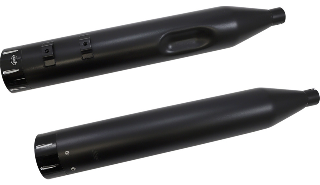 El Dorado Dual Exhaust System - Black with Tracer End Caps