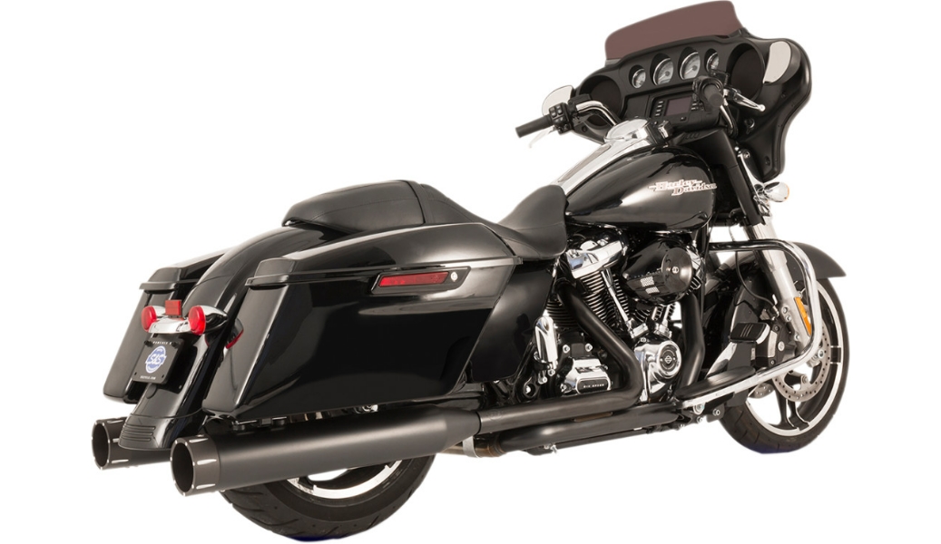El Dorado Dual Exhaust System - Black with Thruster End Caps