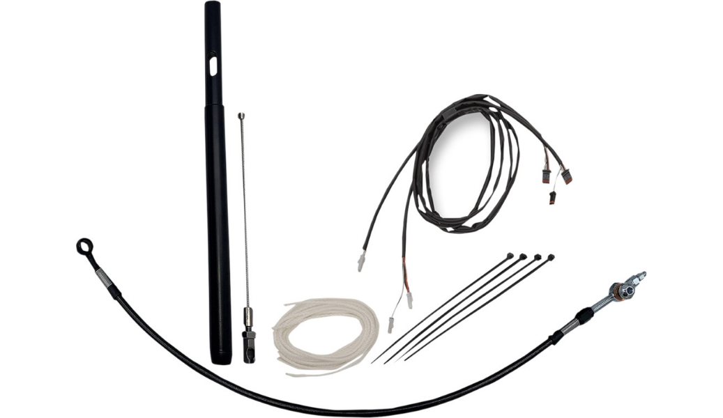 EZ Install Handlebar Kit - Black Braided