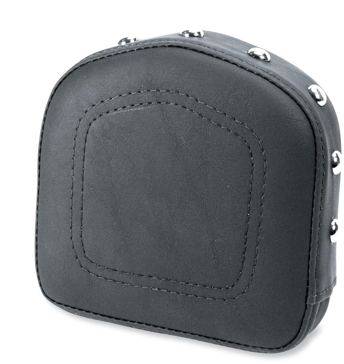 Gravestone Sissy Bar Pad for Explorer Special Style Seat - Chrome Studded - 6.5in. x 6.5in.