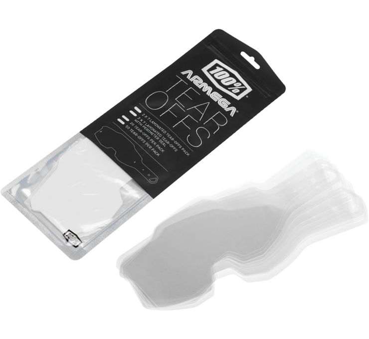 Laminated Tear-Offs for Armega Googles - 2x - 7pk.