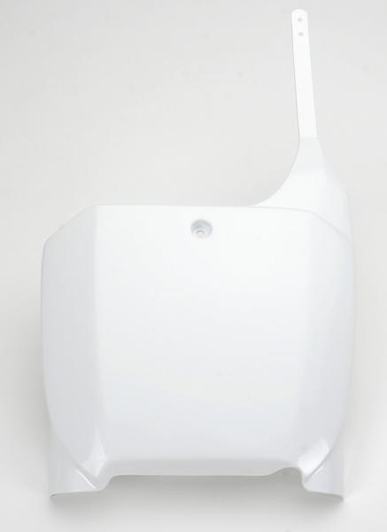 Front Number Plate - White