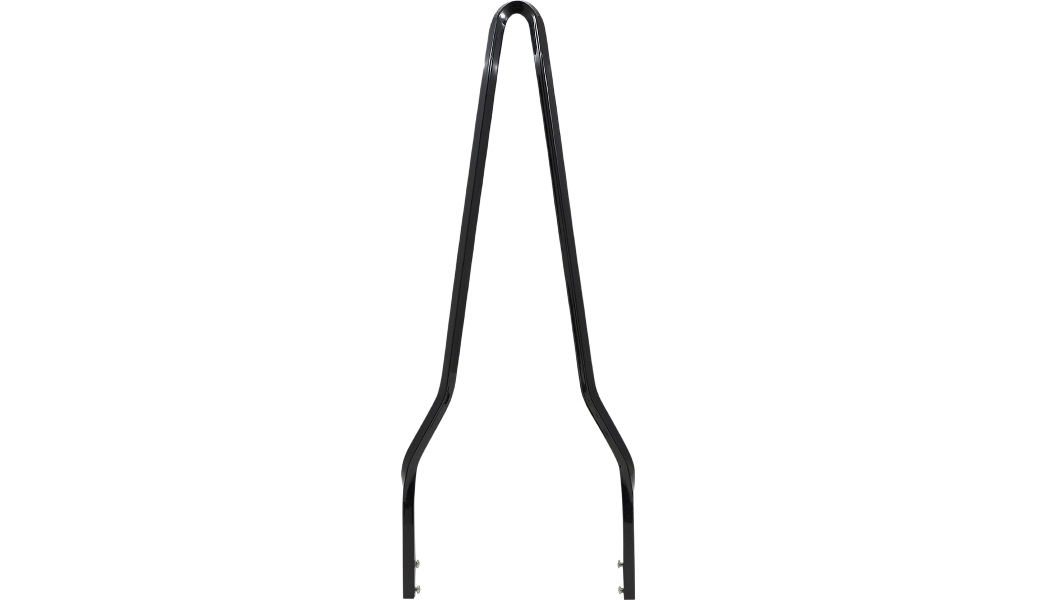 Sissy Bar Stick - 30in. Squaretude Style - Black - 11in. W