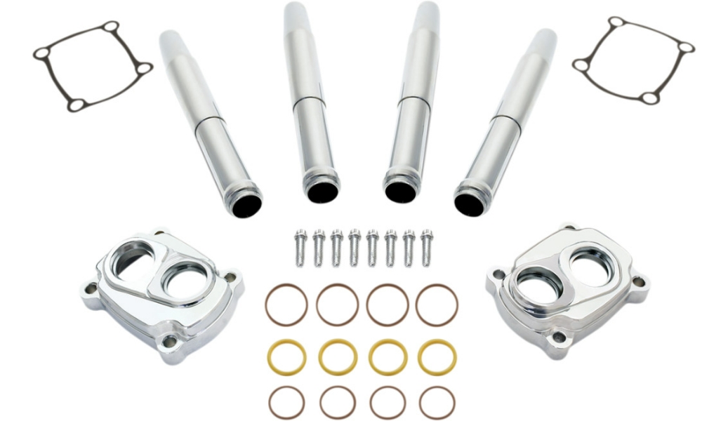 Tappet Cover and Pushrod Kit - Chrome
