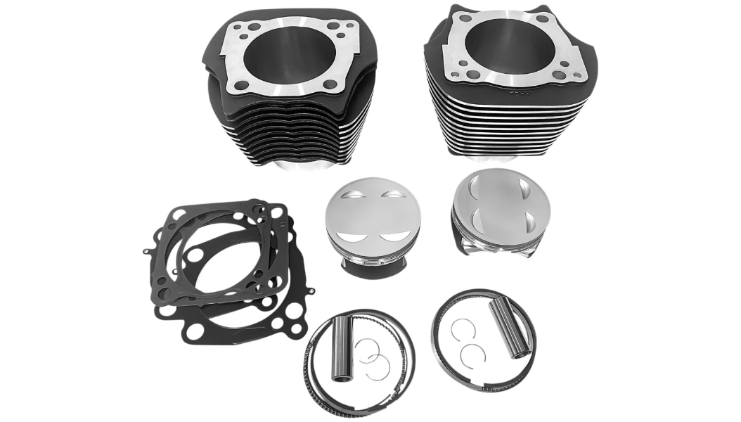Monster Big Bore Kit (143in.) - Bore 4-1/2in. - 11.4:1 Compression - Black Granite