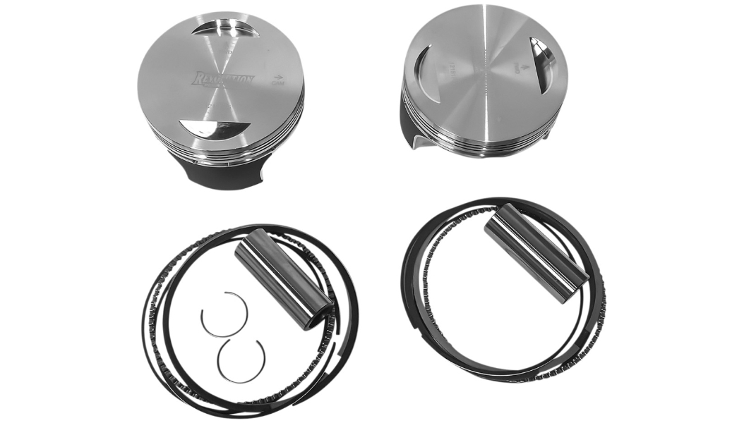 Big Bore Piston Kit (98in. Flat Top) - Bore 3-15/16in. - Stroke 4in. - 9.3:1 Compression