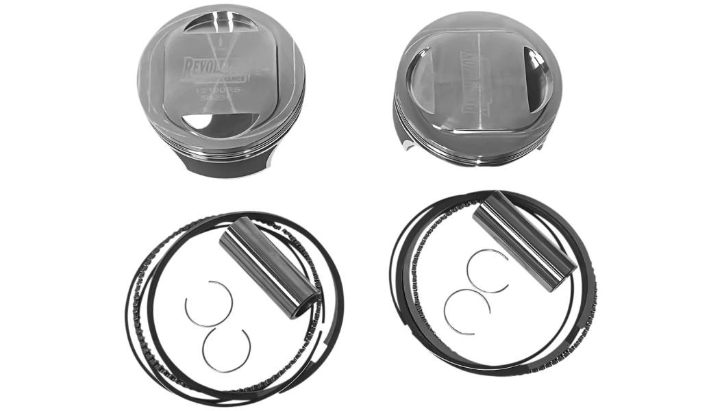 Big Bore Piston Kit (107in. Domed) - Bore 3-15/16in. - Stroke 4-3/8in. - 10.6:1 Compression