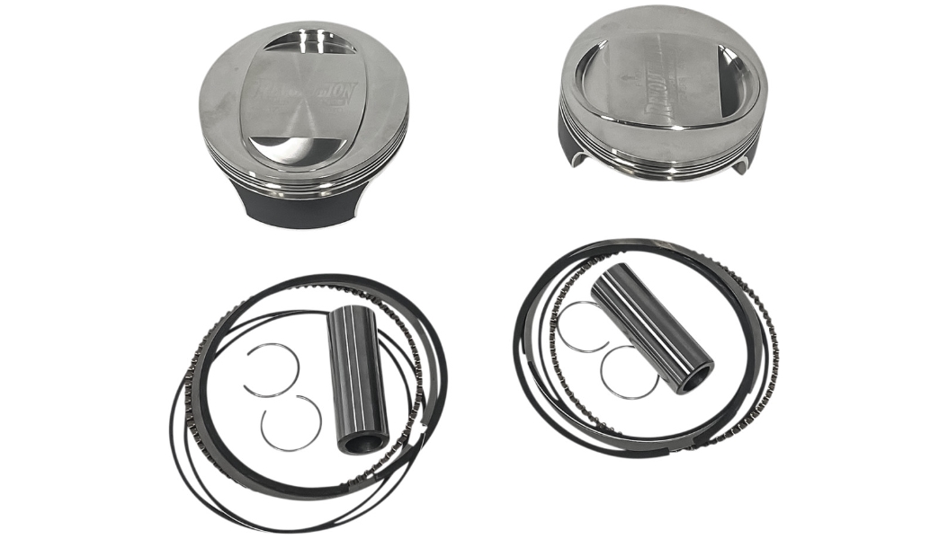 Monster Big Bore Piston Kit (117in. Domed) - Bore 4-1/8in. - Stroke 4-3/8in. - 11.2:1 Compression