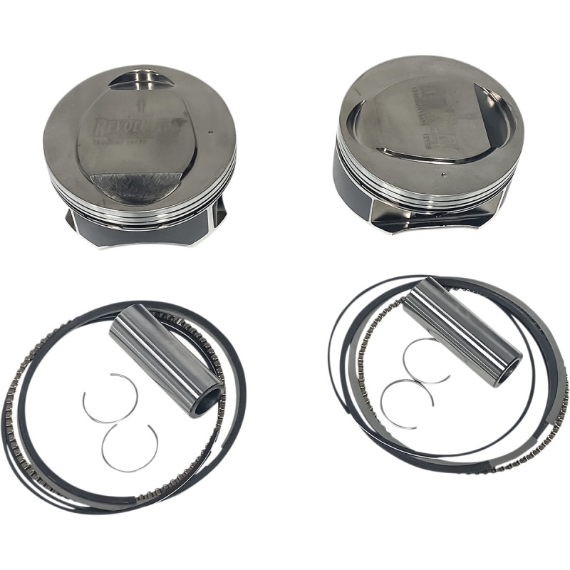 Big Bore Piston Kit (124R Domed) - Bore 4-1/8in. - Stroke 4-5/8in. - 11:1 Compression