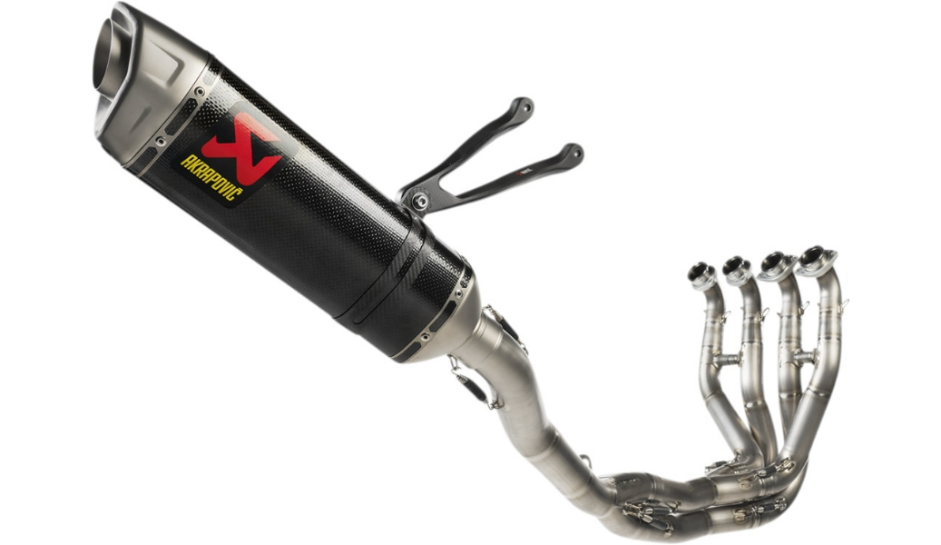 Racing Line Complete Exhaust System - 4/2/1 Header - Carbon Fiber Muffler - Titanium End Cap