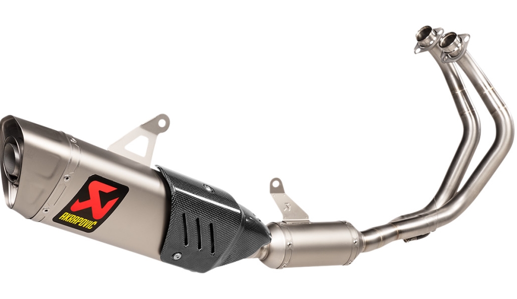 Racing Line Complete Exhaust System - 2/1 Header - Titanium Muffler - Titanium End Cap