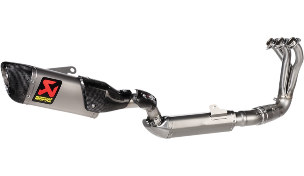 Racing Line Complete Exhaust System - 3/1 Header - Titanium Muffler - Carbon End Cap