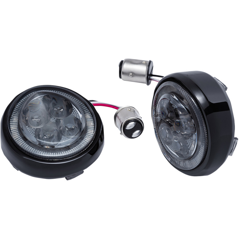 Fang Signal Light Insert - Rear - Black