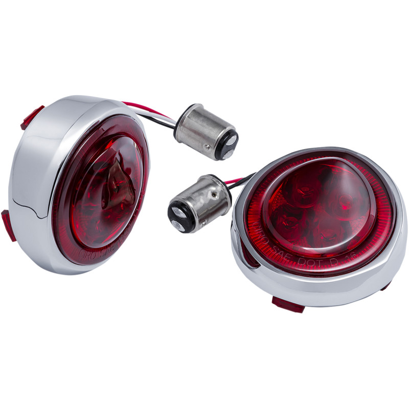 Fang Signal Light Insert - Rear - Chrome