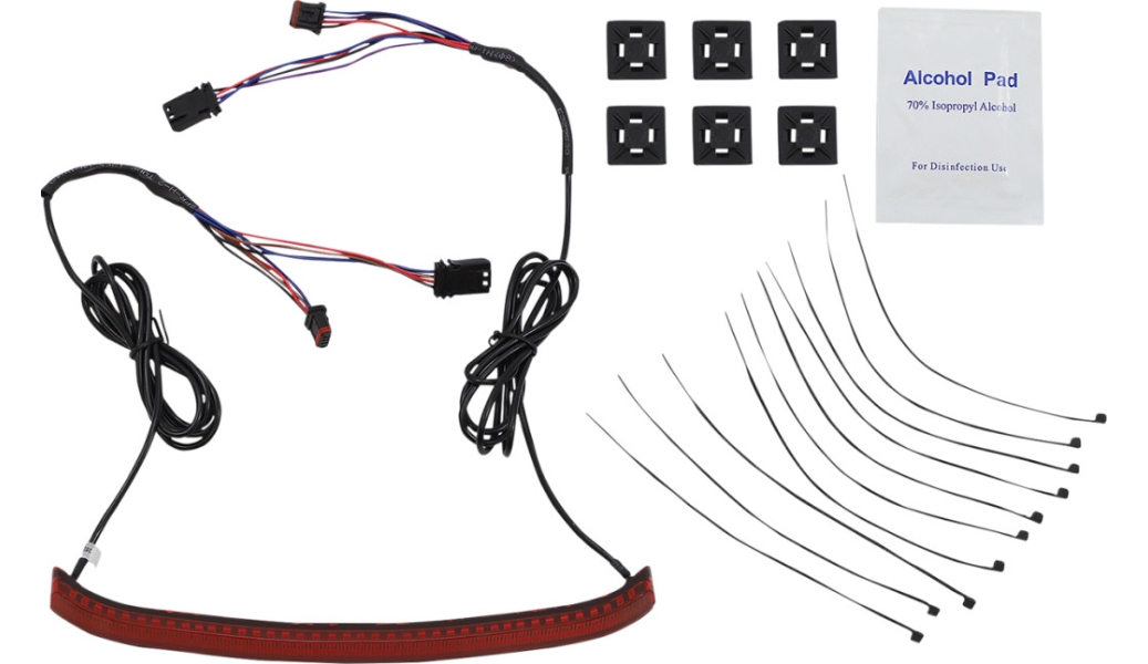 Integrated LED Taillight with Turn Signals - Red