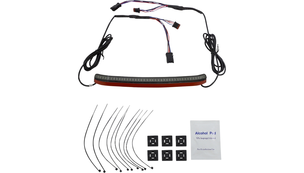 Integrated LED Taillight with Turn Signals - Smoke