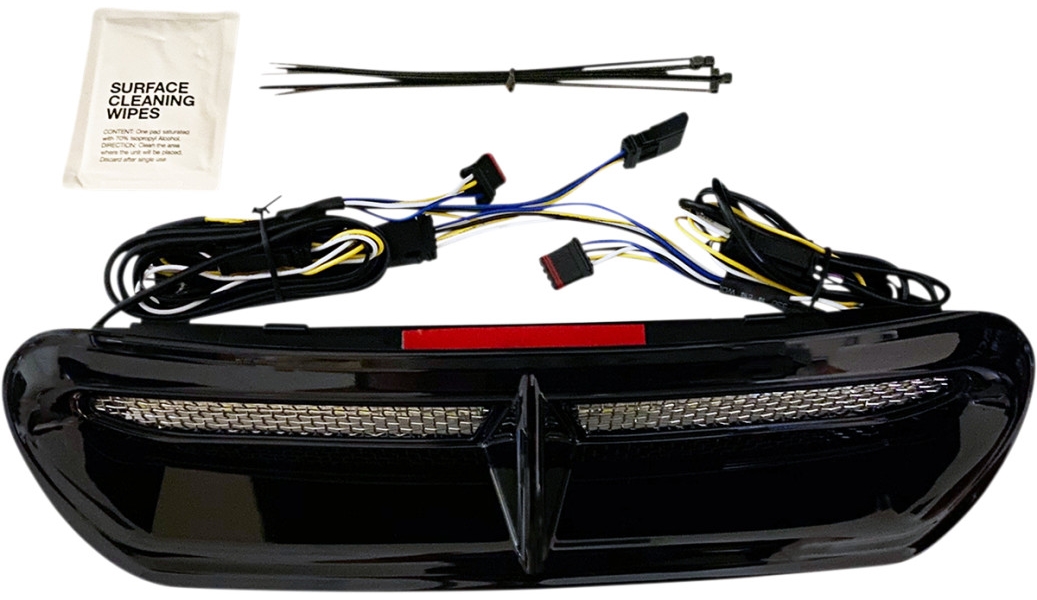 Dynamic LED Vent Inserts - Gloss Black with Black Mesh