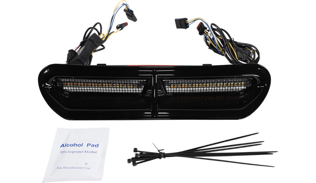 Dynamic LED Vent Inserts - Gloss Black with Stainless Mesh