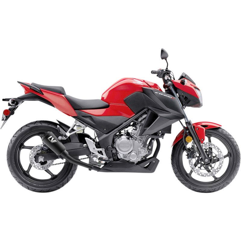 LV-10 Slip-On - Black Stainless Muffler