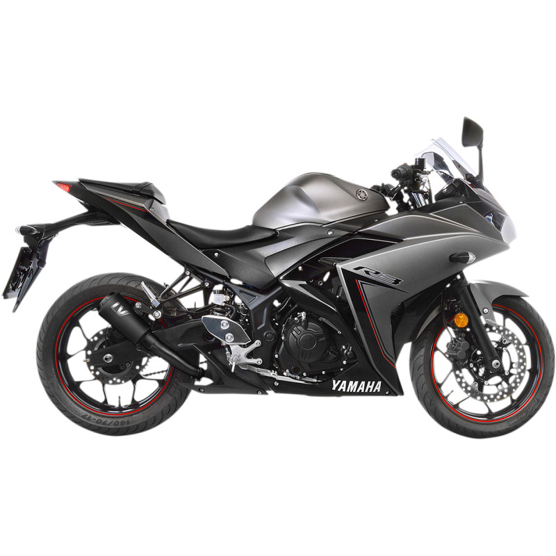 LV-10 Slip-On - Black Stainless Muffler