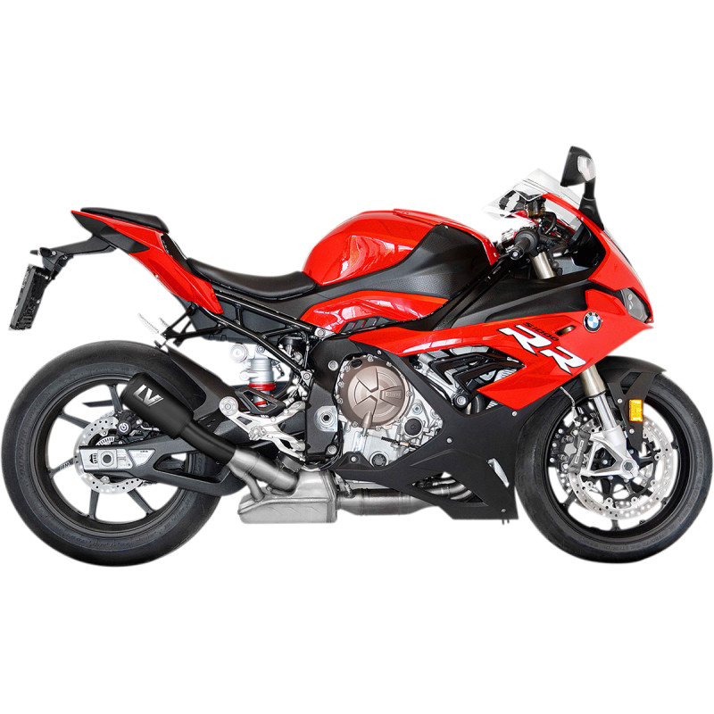 LV-10 Slip-On - Black Stainless Muffler