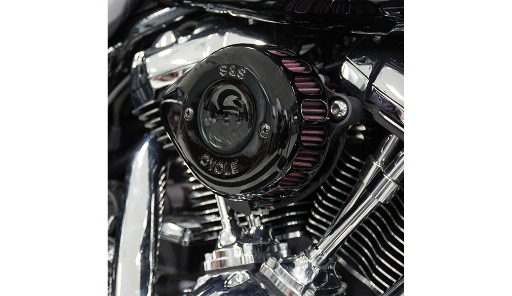 Mini Teardrop Stealth Air Cleaner Kit - Gloss Black