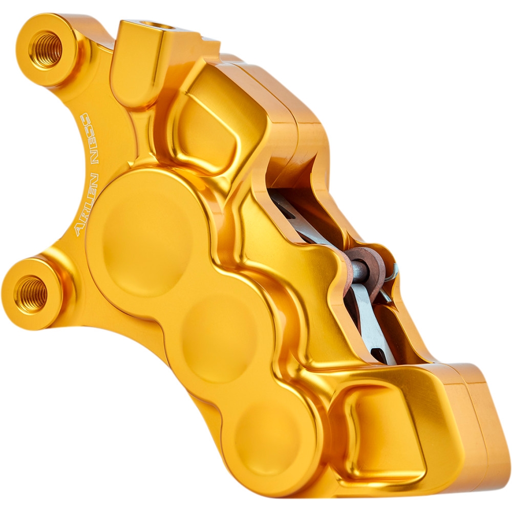 6-Piston Differential Bore Front Brake Caliper for 11.8in. Rotors - Left Side - Gold