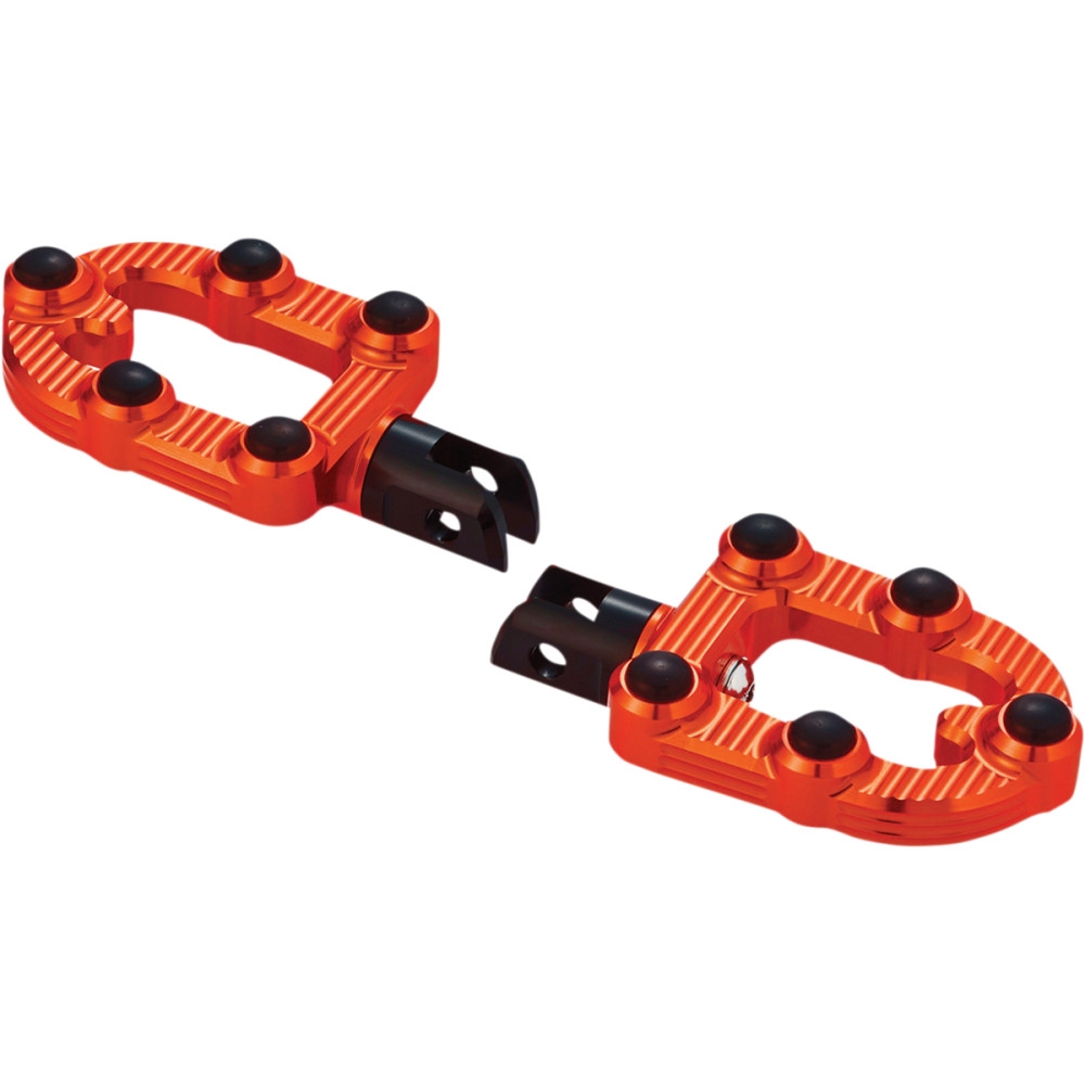 MX Footpegs - Orange Anodized
