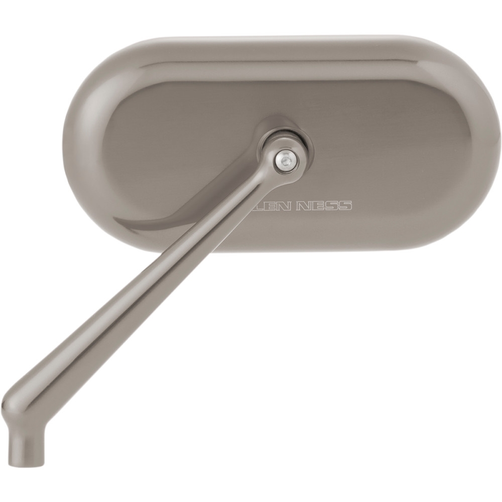 Forged Oval Mirror - Titanium Anodized - Left