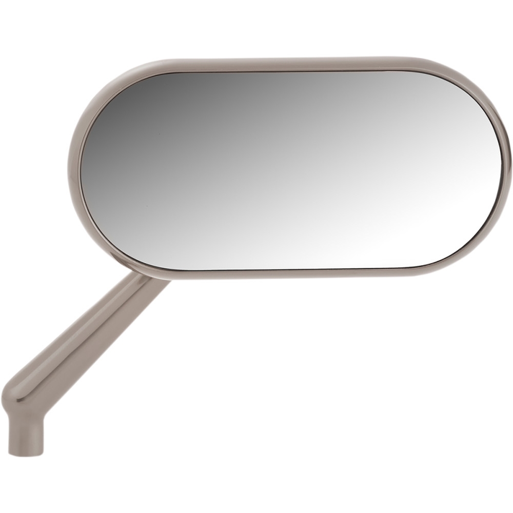 Forged Oval Mirror - Titanium Anodized - Right