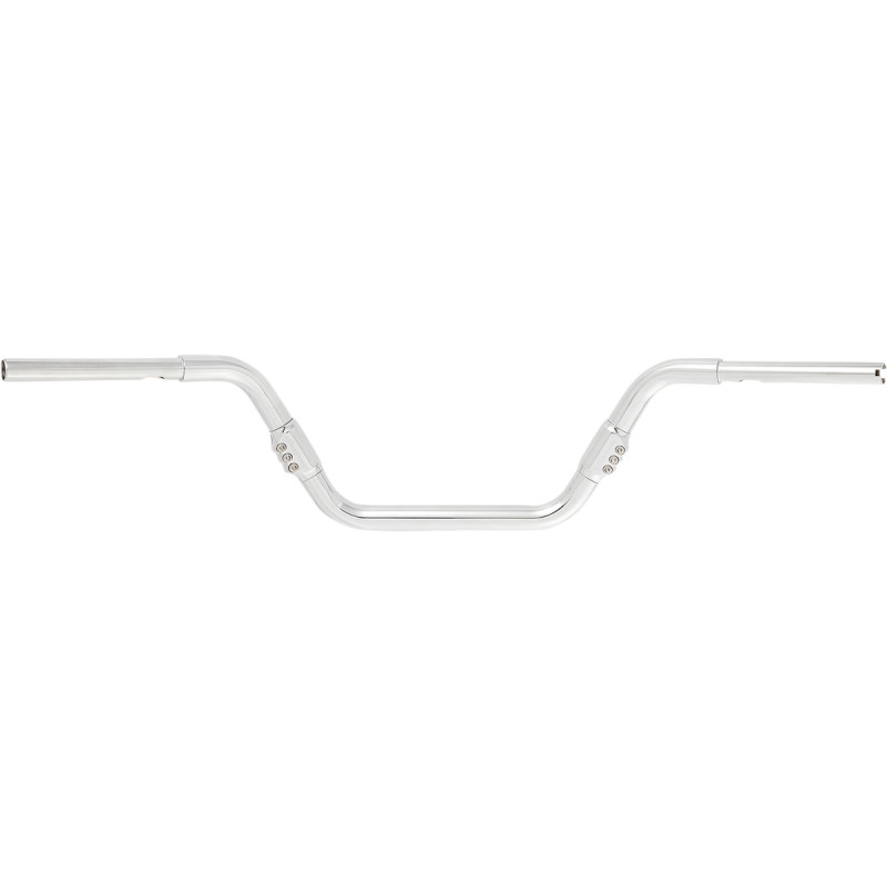 3-Way Adjustable Handlebars - 36in Width, 7in Rise, 8in Center Width, 6.5in Pullback - Chrome