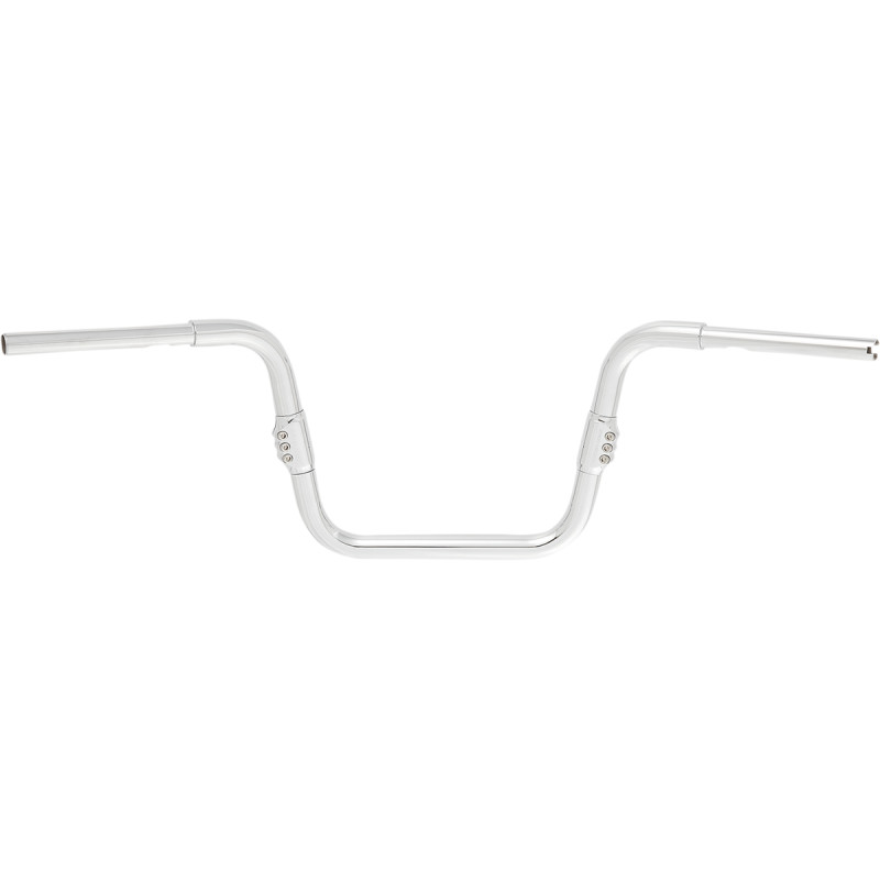 3-Way  Adjustable Handlebars - 34.5in Width, 10.5in Rise, 8in Center Width, 6.5in Pullback - Chrome