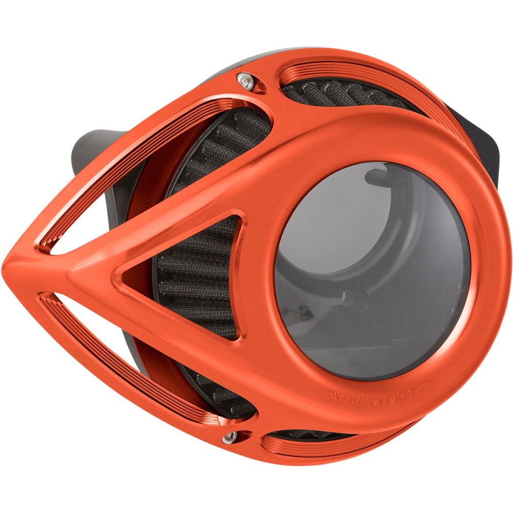 Clear Tear Series Air Cleaner Kit - Orange Anodized