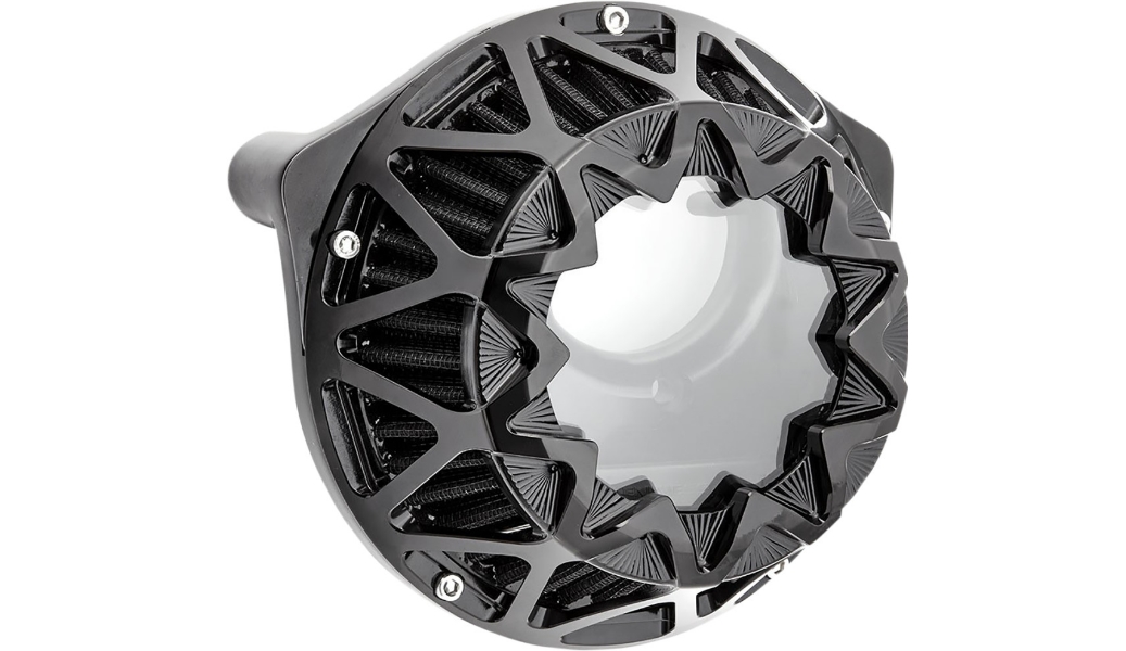 Crossfire Air Cleaner - Black Anodized