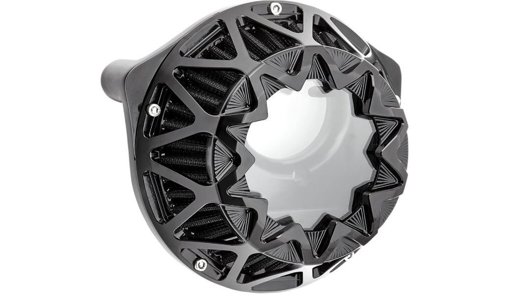 Crossfire Air Cleaner - Black Anodized