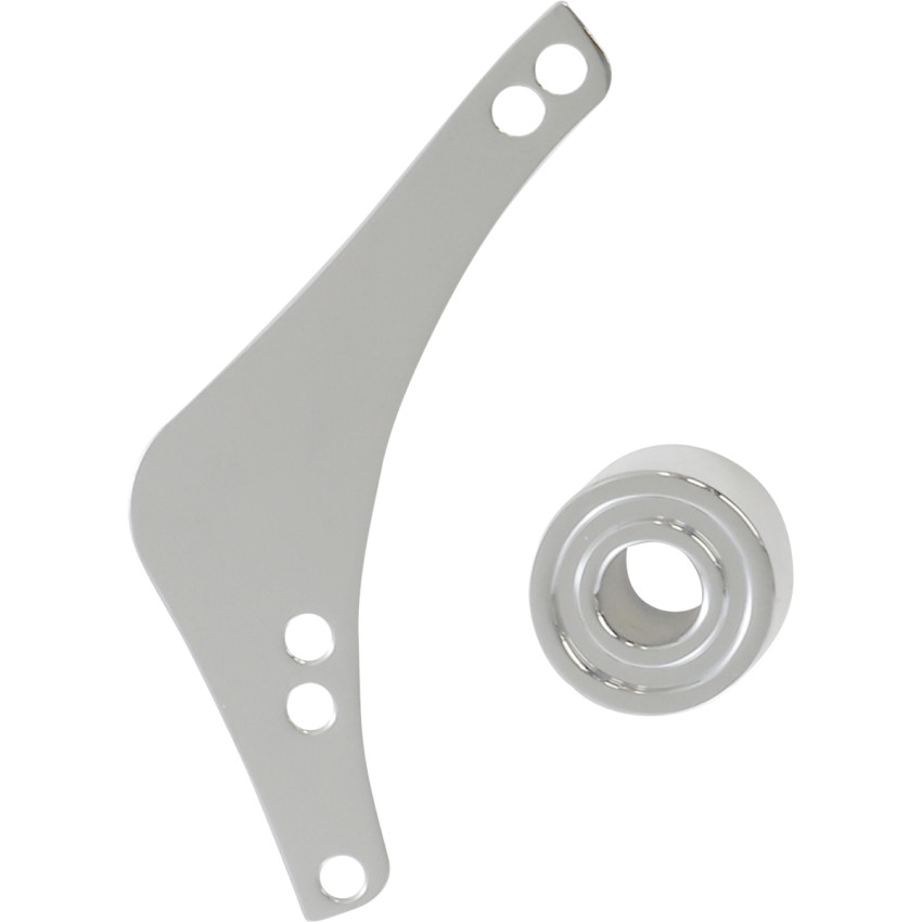 Replacement Breather Bolt Cover Plate - Chrome - Left