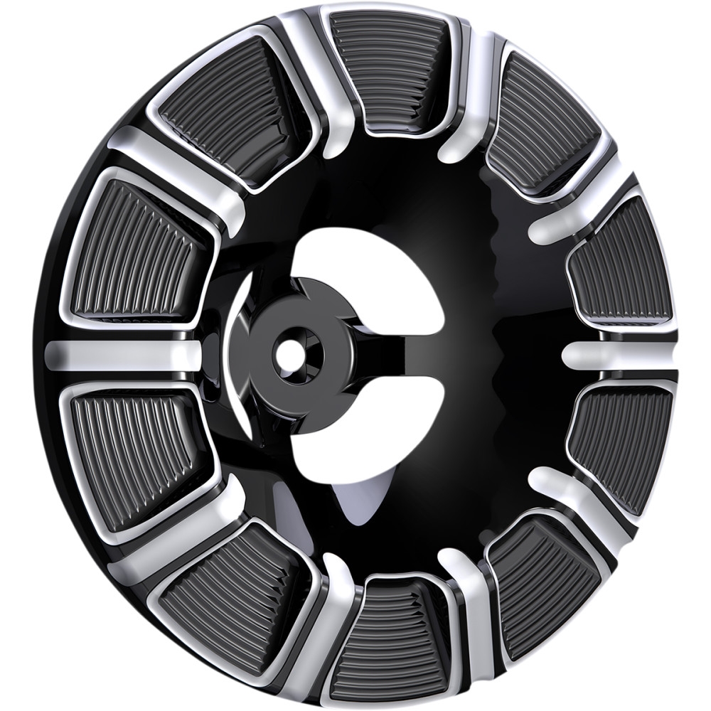 Velocity 90deg. Air Cleaner Cover - 10-Gauge - Black