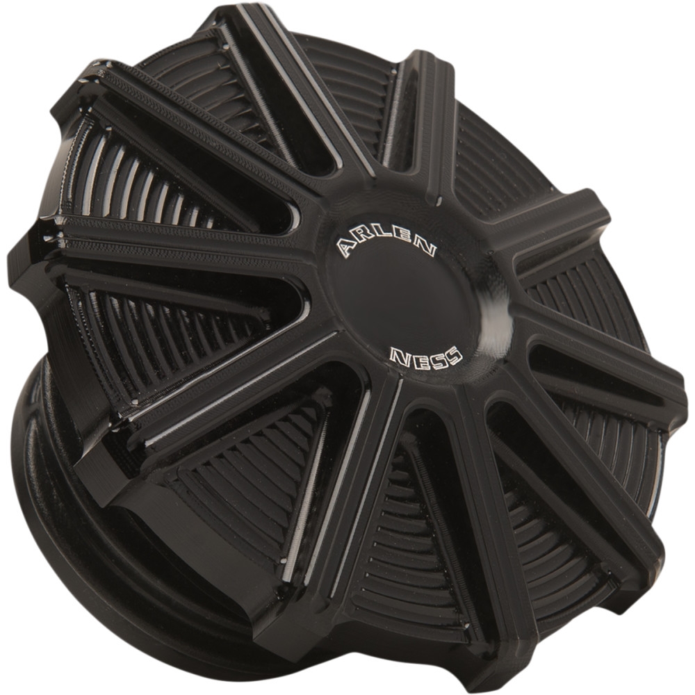 Vented Gas Cap - 10-Gauge - Black Anodized