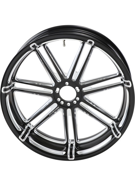 Forged Billet 7 Valve Rear Rims - 18in. x 5.50in. - Black