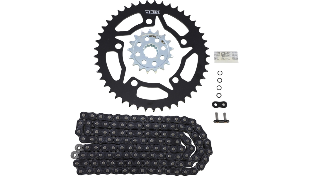 SSCS Super Street 520 Street Conversion Chain and Sprocket Kit - Black