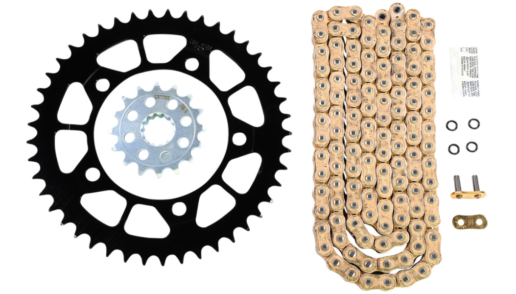 GFRA Gofast 520 Conversion Chain and Sprocket Kit - Gold